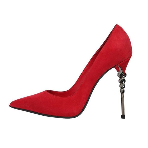 dress shoes size 34-41 special metal heels pointy shallow candy color stilettos high women party, Black
dress shoes size 34-41 special metal heels pointy shallow candy color stilettos high women party, Black