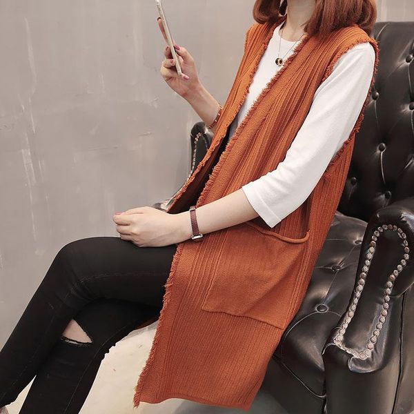 women's sweaters lcybhe 7809 the pure color sleeveless knitted vest sweater 42, White;black
women's sweaters lcybhe 7809 the pure color sleeveless knitted vest sweater 42, White;black