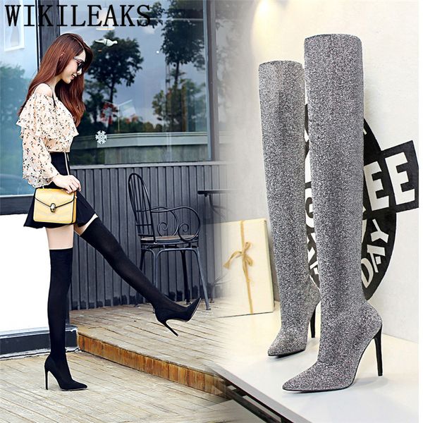thigh high boots boots high heel boots fashion autumn women bottes femme automne cuissarde femme botas altas mujer schoenen, Black
thigh high boots boots high heel boots fashion autumn women bottes femme automne cuissarde femme botas altas mujer schoenen, Black