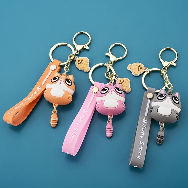 2021 fashion keychain new cute kitty keychain creative kitty lovers backpack car pendant keyring, Slivery;golden
2021 fashion keychain new cute kitty keychain creative kitty lovers backpack car pendant keyring, Slivery;golden