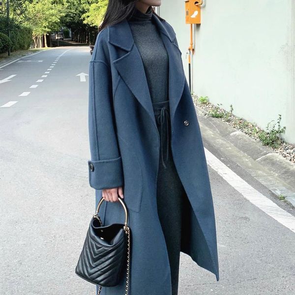 women's wool & blends 100% coat autumn coats and jackets 2021 winter women long woman jacket korean clothing casaco feminino wpy1324, Black
women's wool & blends 100% coat autumn coats and jackets 2021 winter women long woman jacket korean clothing casaco feminino wpy1324, Black