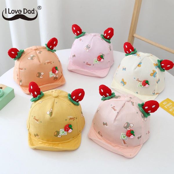cute strawberry baby girls caps spring summer baby sun hats adjustable bowknot printed kids toddler snapback cap, Yellow
cute strawberry baby girls caps spring summer baby sun hats adjustable bowknot printed kids toddler snapback cap, Yellow