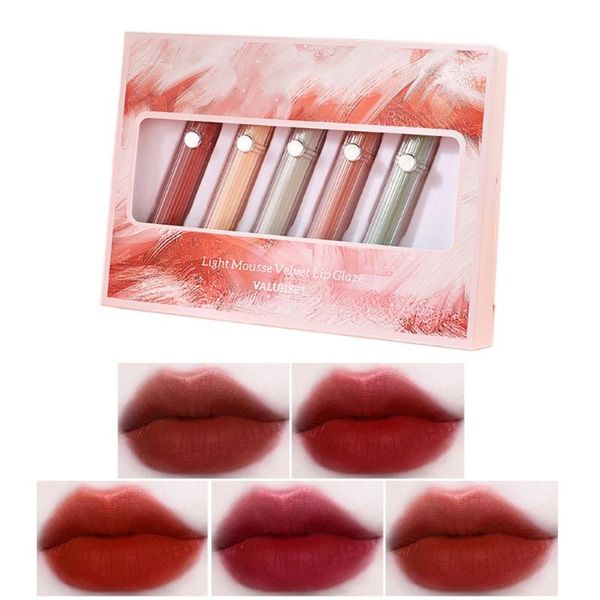 lip gloss 5 color velvet glaze matte liquid lipstick makeup set long-lasting wear non-stick cup
lip gloss 5 color velvet glaze matte liquid lipstick makeup set long-lasting wear non-stick cup