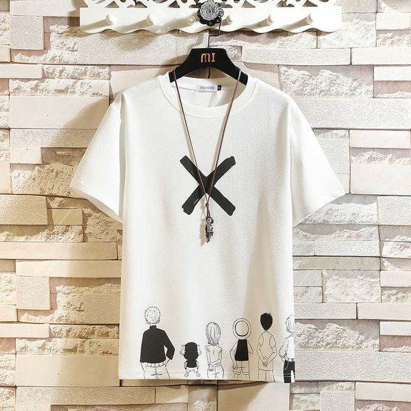 casual short sleeve t shirt men's summer tshirt tees black white fashion hip hop clothes plus oversize m-5xl o neck 210623, White;black
casual short sleeve t shirt men's summer tshirt tees black white fashion hip hop clothes plus oversize m-5xl o neck 210623, White;black