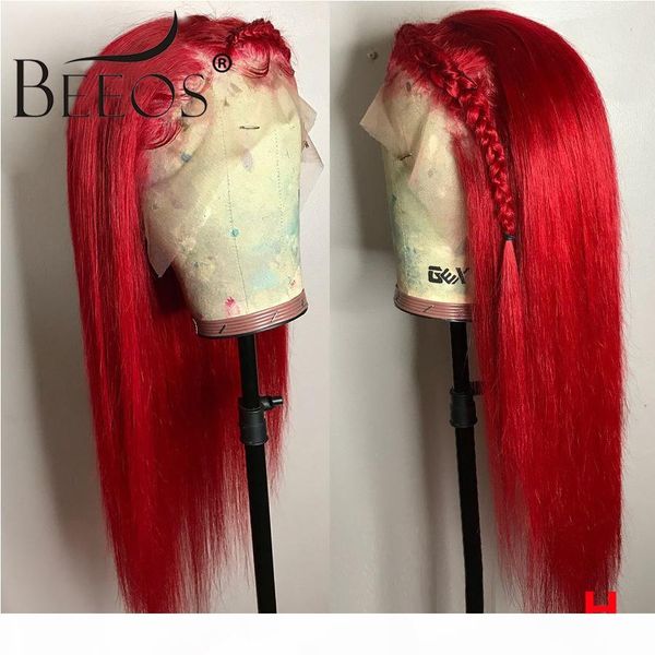 beeos preplucked red colored 13*4 lace frontal human hair wigs long straight 150% peruvian remy invisible lace front, Black
beeos preplucked red colored 13*4 lace frontal human hair wigs long straight 150% peruvian remy invisible lace front, Black