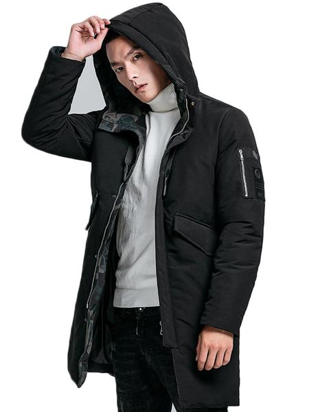 men's down & parkas winter long coat men thicken warm hooded leisure camouflage cotton-padded jacket mens fashion outwear streetwear 4x, Black
men's down & parkas winter long coat men thicken warm hooded leisure camouflage cotton-padded jacket mens fashion outwear streetwear 4x, Black