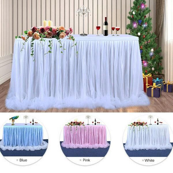6ft wedding party tulle tutu table skirt tableware cloth baby shower party home decor table skirting birthday home textile
6ft wedding party tulle tutu table skirt tableware cloth baby shower party home decor table skirting birthday home textile