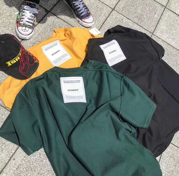 2021 new camisas masculinas feminino 1:1 bordado ambos os lados t verde amarelo preto branco remendo vetements jlec, White;black
2021 new camisas masculinas feminino 1:1 bordado ambos os lados t verde amarelo preto branco remendo vetements jlec, White;black