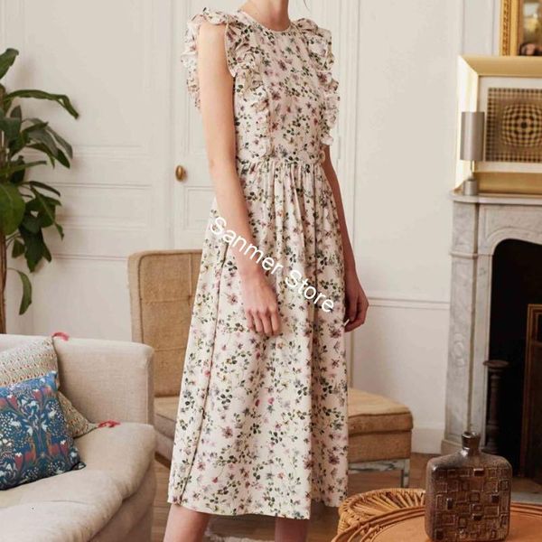 2021 new mulheres ruffled midi vestido sem mangas zper floral impresso o-pescoo cintura alta prairie chique primavera vero vestidos feminino, Black;gray
2021 new mulheres ruffled midi vestido sem mangas zper floral impresso o-pescoo cintura alta prairie chique primavera vero vestidos feminino, Black;gray