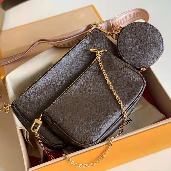 2005 luxurys designers bags handbag multi pochette designer pochette bag floral letter three in one cross body large medium pouch and small
2005 luxurys designers bags handbag multi pochette designer pochette bag floral letter three in one cross body large medium pouch and small