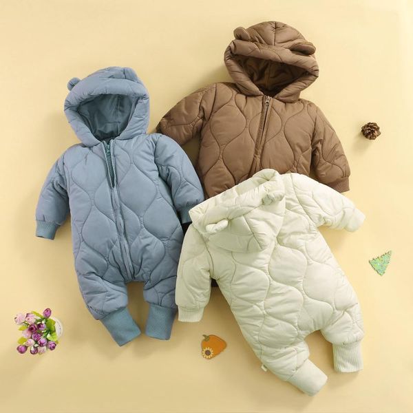 down coat 2021 thick warm infant baby jumpsuit hooded inside fleece boy girl winter autumn overalls children outerwear kids snowsuit, Blue;gray
down coat 2021 thick warm infant baby jumpsuit hooded inside fleece boy girl winter autumn overalls children outerwear kids snowsuit, Blue;gray