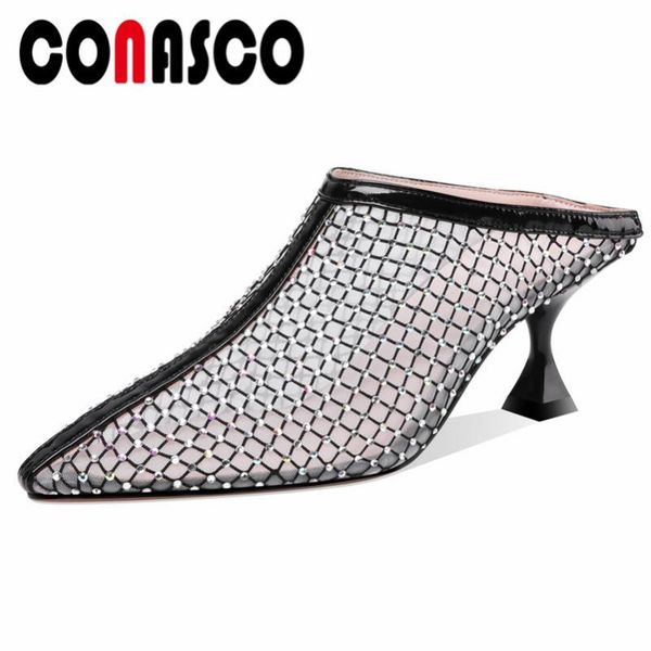 dress shoes conasco fashion pointed toe strange style women pumps classic mules 2021 summer hollow mesh party single woman, Black
dress shoes conasco fashion pointed toe strange style women pumps classic mules 2021 summer hollow mesh party single woman, Black