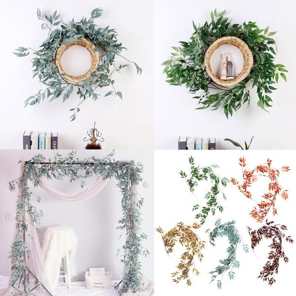decorative flowers & wreaths multi-style simulation plant rattan eucalyptus leaves vines fake wedding home wall hanging decoration green
decorative flowers & wreaths multi-style simulation plant rattan eucalyptus leaves vines fake wedding home wall hanging decoration green