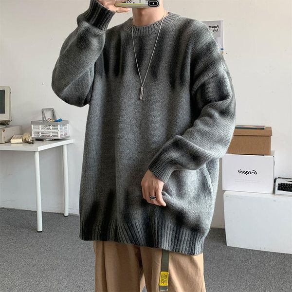 men's sweaters thick o-neck sweater for men streetwear long-sleeved knitted printed casual pullover loose men's clothes autumn wint, White;black
men's sweaters thick o-neck sweater for men streetwear long-sleeved knitted printed casual pullover loose men's clothes autumn wint, White;black