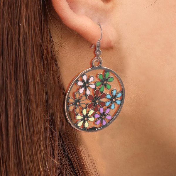dangle & chandelier retro ladies metal earrings round hollow creative flower alloy bohemian pendant fashion jewelry women, Silver
dangle & chandelier retro ladies metal earrings round hollow creative flower alloy bohemian pendant fashion jewelry women, Silver