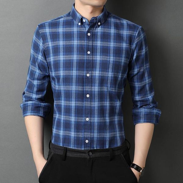miacawor new spring long sleeve shirts men cotton slim fit casual shirts fashion plaid dress camisa masculina c733, White;black
miacawor new spring long sleeve shirts men cotton slim fit casual shirts fashion plaid dress camisa masculina c733, White;black