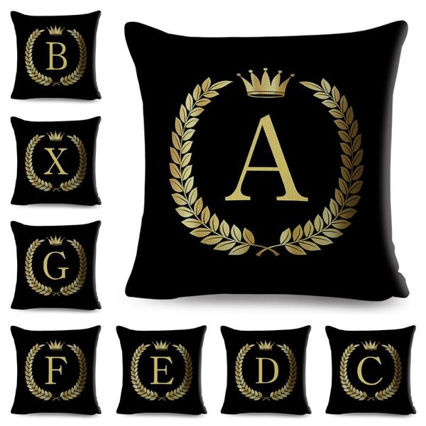 cushion/decorative pillow black golden crown letter cushion cover decor year accessories pillowcase for sofa home polyester case 45x45cm
cushion/decorative pillow black golden crown letter cushion cover decor year accessories pillowcase for sofa home polyester case 45x45cm