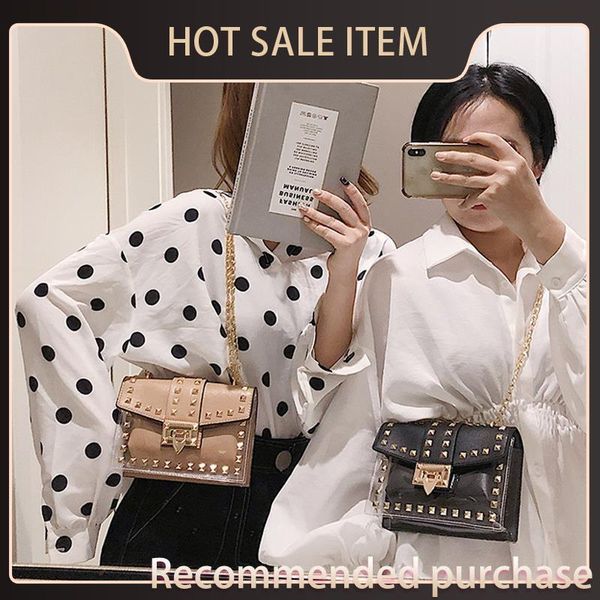 hbp bag female chains 2021 new rivets messenger bag transparent shoulder fresh small woman fashion square pu mini transparent handbag onfii
hbp bag female chains 2021 new rivets messenger bag transparent shoulder fresh small woman fashion square pu mini transparent handbag onfii