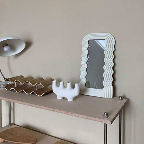 mirrors italian style medieval memphis wave mirror deskdecorative wood irregular art white pink makeup
mirrors italian style medieval memphis wave mirror deskdecorative wood irregular art white pink makeup