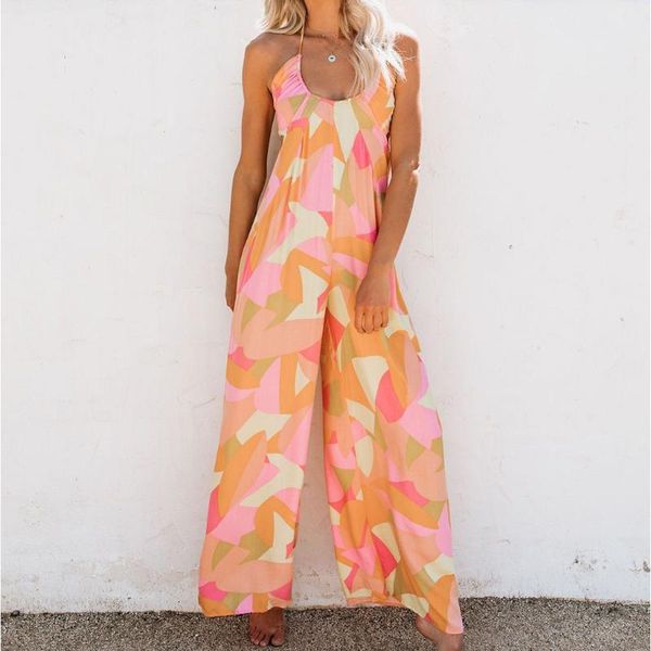 women's jumpsuits & rompers 2021 women super comfy floral jumpsuit fashion trend sling print loose sleeveless waist drawstring 5.10, Black;white
women's jumpsuits & rompers 2021 women super comfy floral jumpsuit fashion trend sling print loose sleeveless waist drawstring 5.10, Black;white