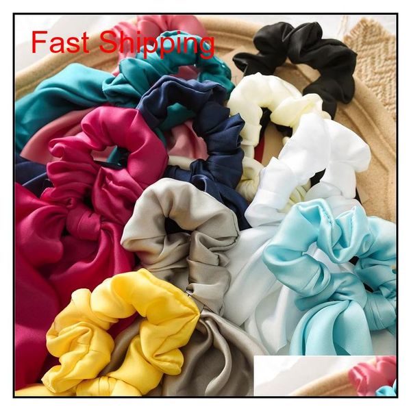 long ribbon scrunchie stretch headbands scrunchies women elastic hair bands girls hair ties solid satin qyltvq pingtoy, Slivery;white 
long ribbon scrunchie stretch headbands scrunchies women elastic hair bands girls hair ties solid satin qyltvq pingtoy, Slivery;white