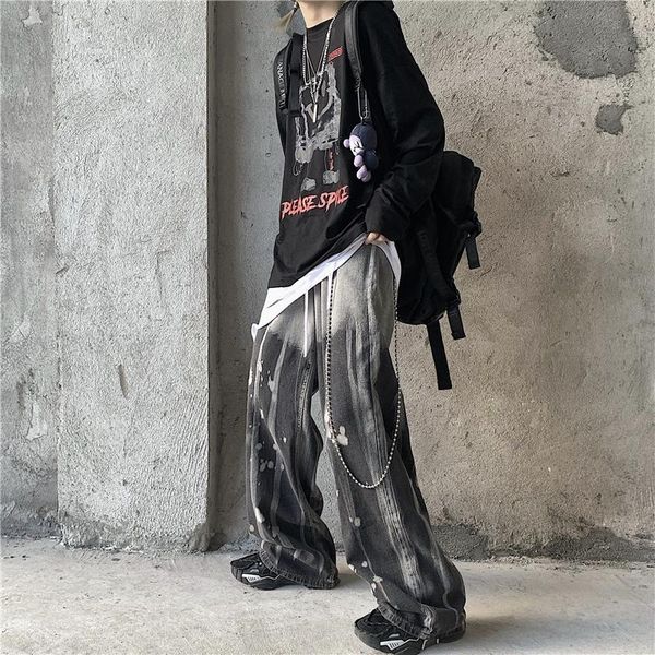 women's pants & capris tie dye graffiti print women man streetwear loose baggy denim pant punk hip hop harem vintage harajuku plus size, Black;white
women's pants & capris tie dye graffiti print women man streetwear loose baggy denim pant punk hip hop harem vintage harajuku plus size, Black;white