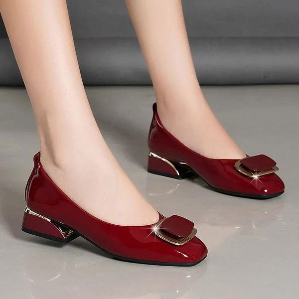 dress shoes sapatos femininas women cute round toe wine red slip on square heel lady casual black pu leather office zapatos e9343
dress shoes sapatos femininas women cute round toe wine red slip on square heel lady casual black pu leather office zapatos e9343