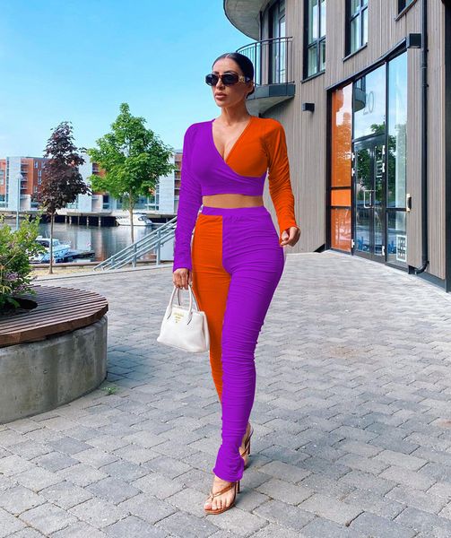 women's 2-piece set, internet celebrity, stitching, v-neck, short sleeve t-shirt, trousers, desk, 2021 momc, Gray
women's 2-piece set, internet celebrity, stitching, v-neck, short sleeve t-shirt, trousers, desk, 2021 momc, Gray