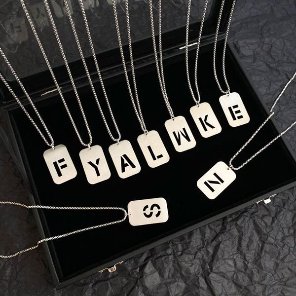 pendant necklaces cadena de acero titanio chain for men women hollow square letters link punk choker fashion jewelry gifts, Silver
pendant necklaces cadena de acero titanio chain for men women hollow square letters link punk choker fashion jewelry gifts, Silver