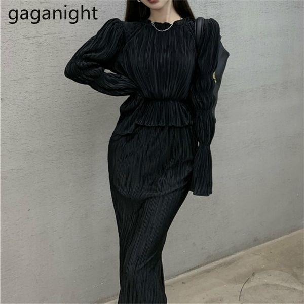 fashion women two pieces set black long sleeve blouse maxi high waist skirt slim ol outfits 2 210601, White
fashion women two pieces set black long sleeve blouse maxi high waist skirt slim ol outfits 2 210601, White