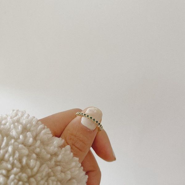 wedding rings korean simple female small green stone ring vintage gold color love fashion promise engagement for women, Slivery;golden
wedding rings korean simple female small green stone ring vintage gold color love fashion promise engagement for women, Slivery;golden