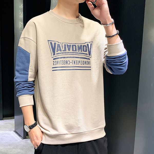 sweater round autumn ne and winter handsome loose printed long sve t-shirt trendy men's wear, Black
sweater round autumn ne and winter handsome loose printed long sve t-shirt trendy men's wear, Black