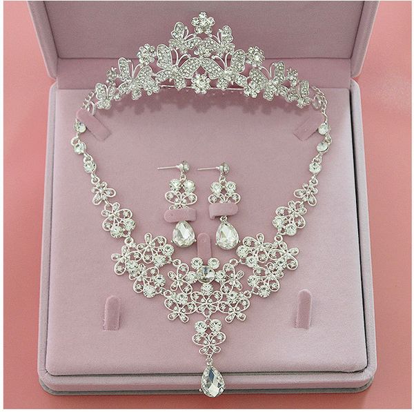 headpieces bling set crowns necklace earrings alloy crystal sequined bridal jewelry accessories wedding headpieces hair, Silver
headpieces bling set crowns necklace earrings alloy crystal sequined bridal jewelry accessories wedding headpieces hair, Silver
