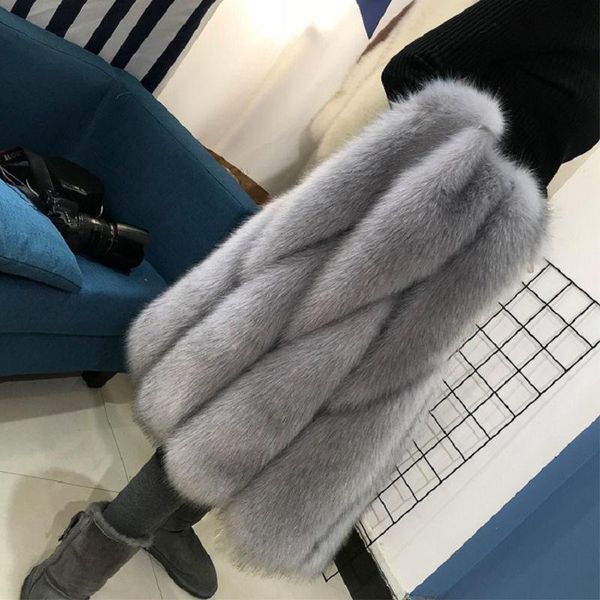 women's fur & faux solid color vests 2021 winter female coat oversize sleeveless jacket ladies warm fashion casual waistcoats q159, Black
women's fur & faux solid color vests 2021 winter female coat oversize sleeveless jacket ladies warm fashion casual waistcoats q159, Black