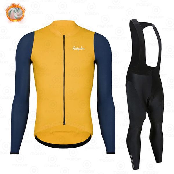 raphlva 2021 pro team winter cycling jersey ropa ciclismo hombre fleece cycling suits mtb bike clothing bicycle bib pants set, Black;blue
raphlva 2021 pro team winter cycling jersey ropa ciclismo hombre fleece cycling suits mtb bike clothing bicycle bib pants set, Black;blue