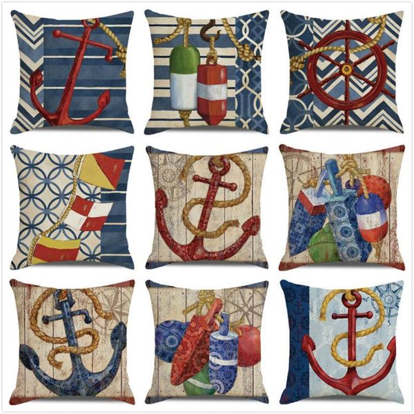 cushion/decorative pillow wholesale 45cm*45cm navigator sailor marine anchor rudder linen/cotton throw covers cushion cover home decor pillo
cushion/decorative pillow wholesale 45cm*45cm navigator sailor marine anchor rudder linen/cotton throw covers cushion cover home decor pillo