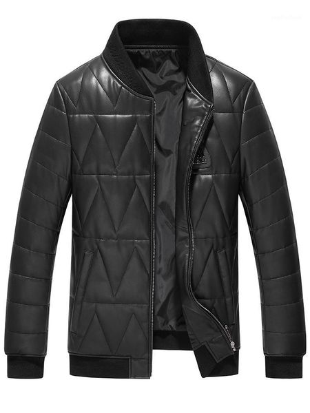 leather down jacket men winter coat baseball collar warm fashion handsome slim fit environmental safety men's fur & faux, Black
leather down jacket men winter coat baseball collar warm fashion handsome slim fit environmental safety men's fur & faux, Black