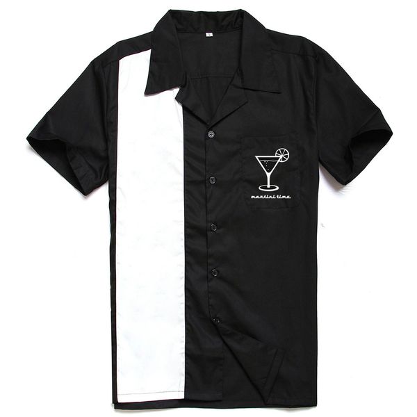 2021 new style 97%cotton martini shirt with cocktail printing service vintage 40s american men's shirts for party dinner 0ucu nj71, White;black
2021 new style 97%cotton martini shirt with cocktail printing service vintage 40s american men's shirts for party dinner 0ucu nj71, White;black