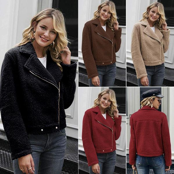women's trench coats amazon wish european and american autumn winter fashion zipper plush woolen coat, Tan;black
women's trench coats amazon wish european and american autumn winter fashion zipper plush woolen coat, Tan;black