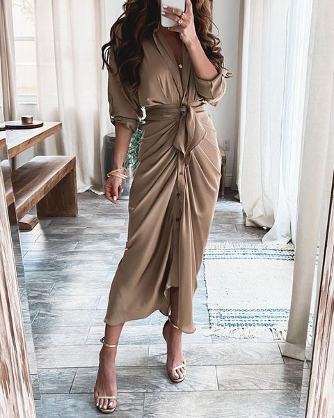 casual dresses european and american style ladies long-sleeved v-neck button printing long trend slim dress, Black;gray
casual dresses european and american style ladies long-sleeved v-neck button printing long trend slim dress, Black;gray