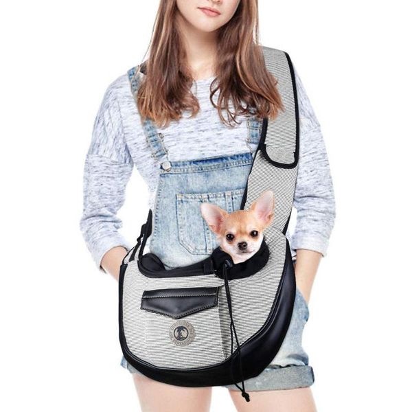 pet dog cat carrier bag outdoor travel handbag pouch mesh leather carrier bag sling breathable adjustable padded shoulder strap
pet dog cat carrier bag outdoor travel handbag pouch mesh leather carrier bag sling breathable adjustable padded shoulder strap