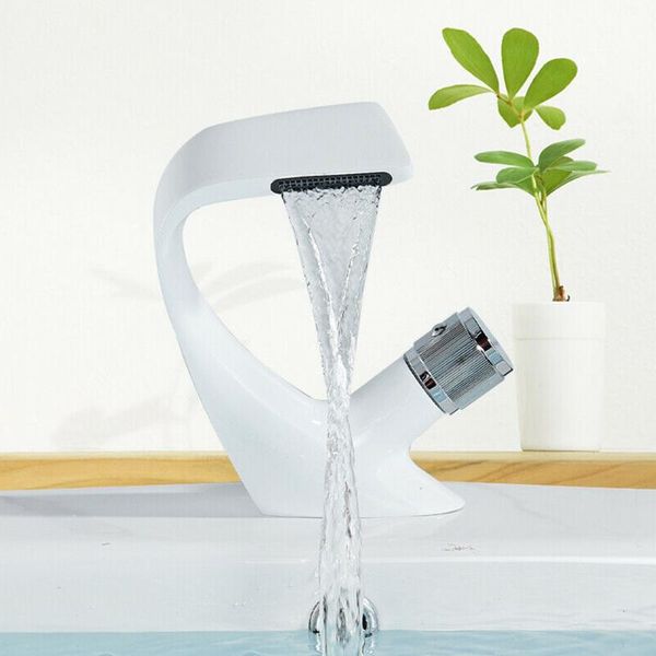 bathroom sink faucets creative waterfall white basin faucet &cold water single holder mixer taps home improvement kitchen accessories
bathroom sink faucets creative waterfall white basin faucet &cold water single holder mixer taps home improvement kitchen accessories