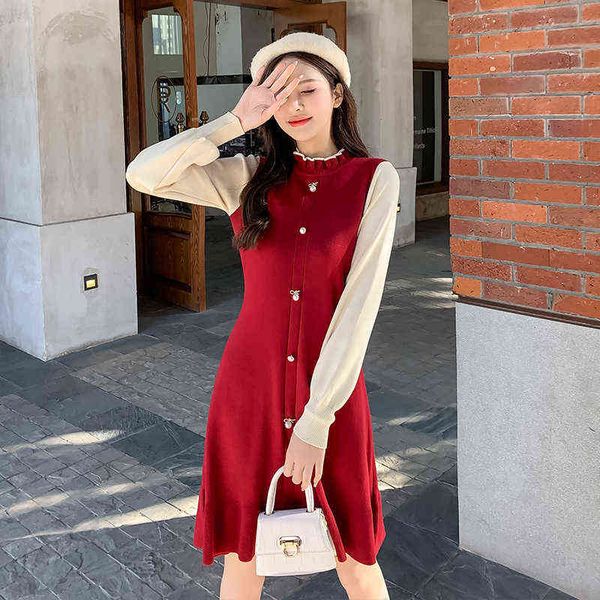 woman casual dresses the french knitted 2022 is slim winter. it's bottomed wool dresses with coat, Black;gray
woman casual dresses the french knitted 2022 is slim winter. it's bottomed wool dresses with coat, Black;gray