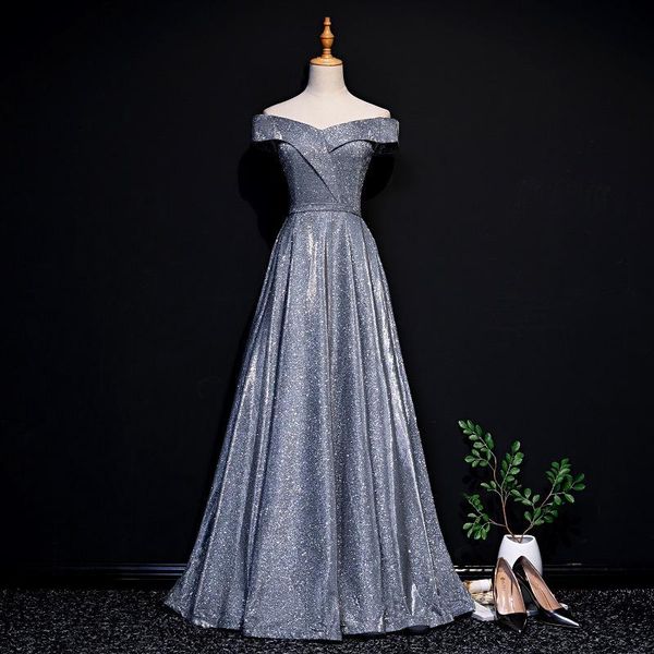 party dresses evening dress 2021 style banquet off the shoulder v-neck a line floor length prom shinning sequins, White;black
party dresses evening dress 2021 style banquet off the shoulder v-neck a line floor length prom shinning sequins, White;black