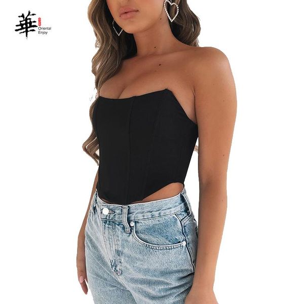 women's tanks & camis solid women corset summer arrival fashion short sleeveless breast wrap ladies vest, White
women's tanks & camis solid women corset summer arrival fashion short sleeveless breast wrap ladies vest, White