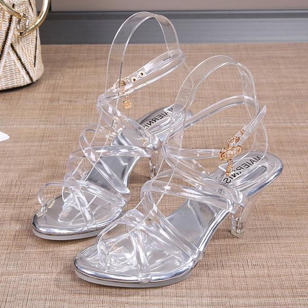 sandals high-heeled rome cross-tied women's transparent fashionable mid-heel straps crystal clear, Black
sandals high-heeled rome cross-tied women's transparent fashionable mid-heel straps crystal clear, Black
