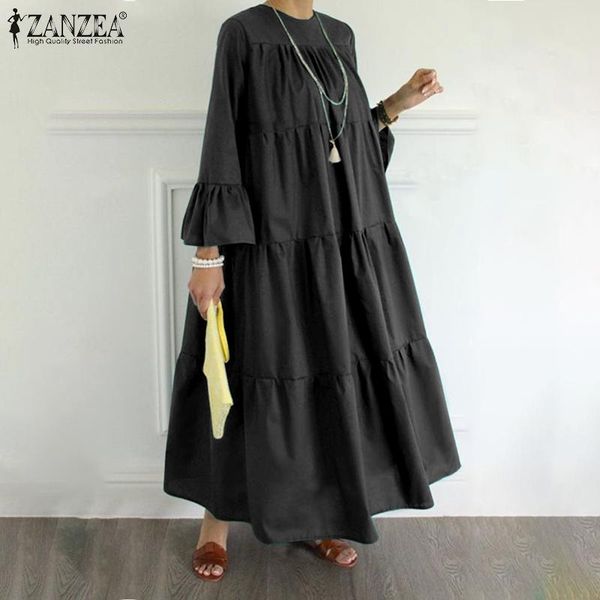 zanzea women maxi long dress 2021 ladies ruffle party vestidos autumn puff sleeve sundress casual solid robe femme plus size 5xl, Black;gray
zanzea women maxi long dress 2021 ladies ruffle party vestidos autumn puff sleeve sundress casual solid robe femme plus size 5xl, Black;gray