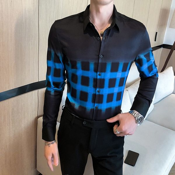 British Style New Gradient Shirt Color 2021 Long Sleeve Plaid Fit Fine Casual Shirts for Men's Clothing 3xl-m AXRT, Black;brown
British Style New Gradient Shirt Color 2021 Long Sleeve Plaid Fit Fine Casual Shirts for Men's Clothing 3xl-m AXRT, Black;brown