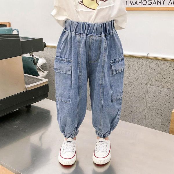 jeans baby kids boys girls spring autumn elastic waist long denim pants children casual blue loose comfortable trousers
jeans baby kids boys girls spring autumn elastic waist long denim pants children casual blue loose comfortable trousers