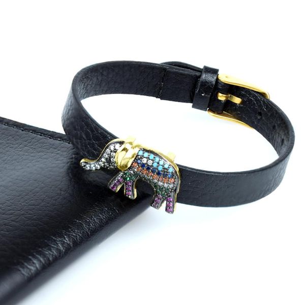 tennis fashion charms elephant leather bracelet men rainbow cz cubic zircon wrap for male women jewelry 2021, Golden;silver
tennis fashion charms elephant leather bracelet men rainbow cz cubic zircon wrap for male women jewelry 2021, Golden;silver